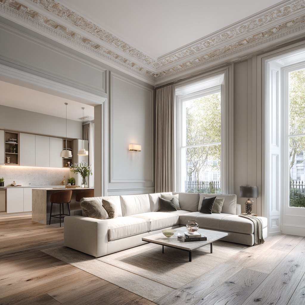 7 Greville House Belgravia SW1X apartment refurbishment