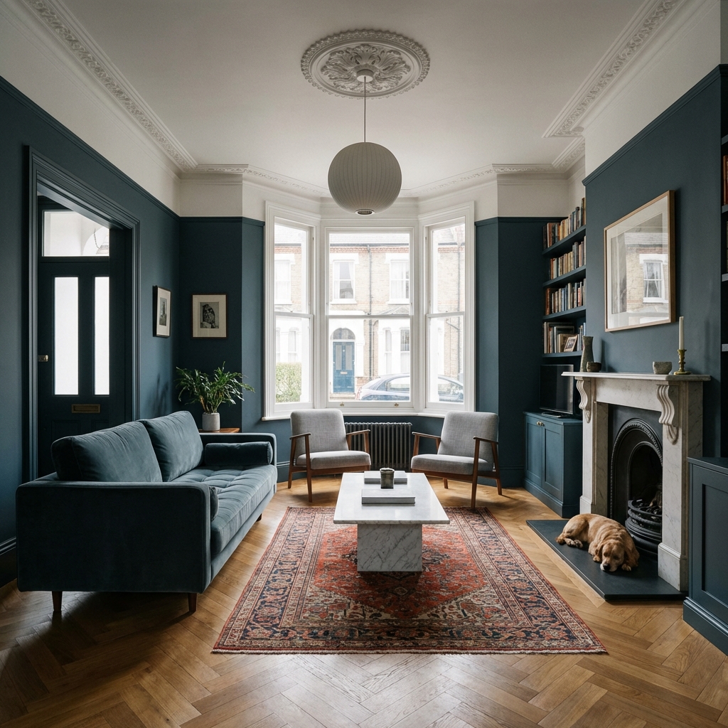 Restoring period features in a Belsize Park home