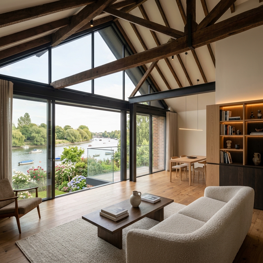 Luxury mansard loft conversion in barnes