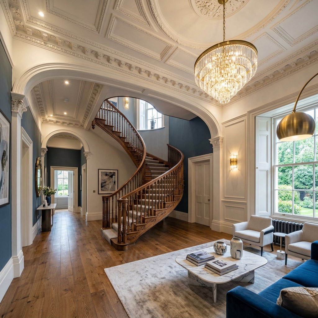 Luxury listed building renovation in barnes