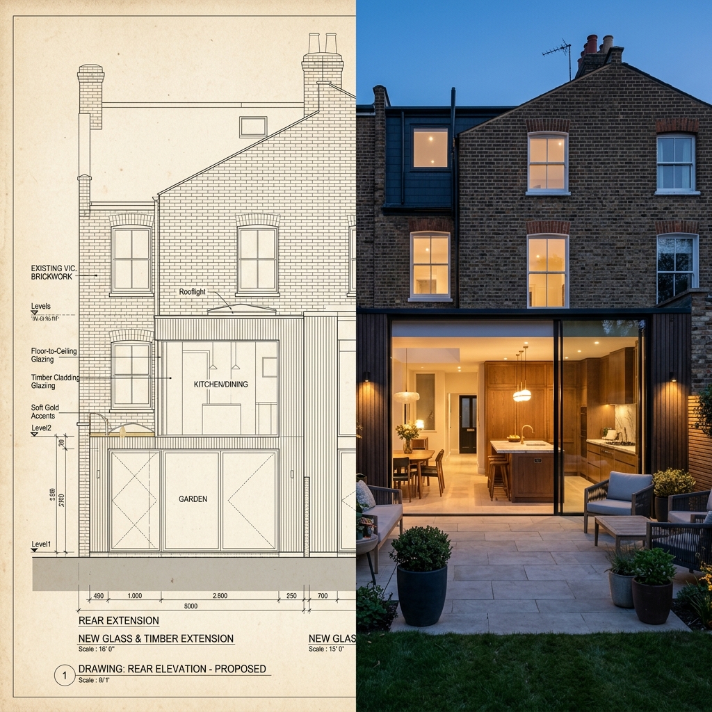 Luxury architecture design in battersea