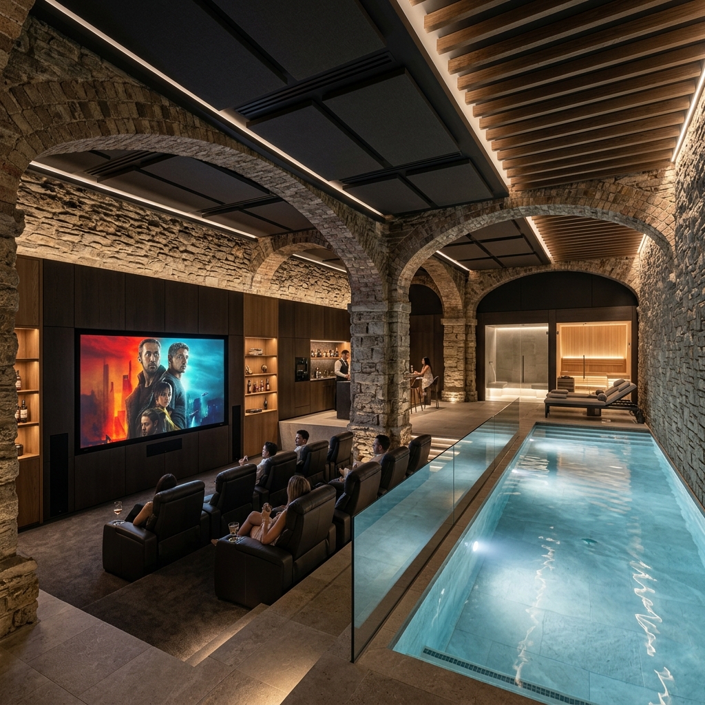 Luxury multi level basement in chelsea