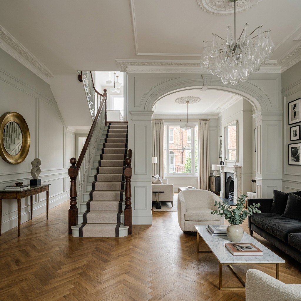 Luxury period property restoration in clapham junction