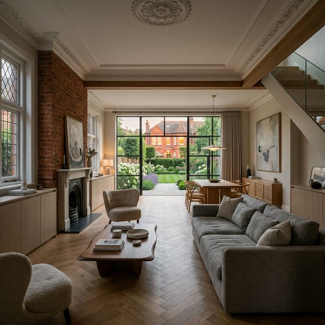 Luxury period property restoration in hammersmith