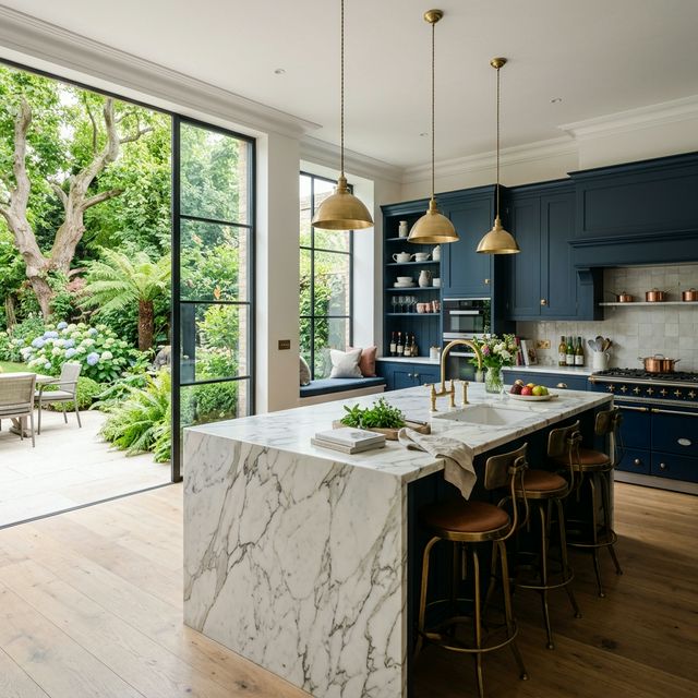 Luxury kitchen renovation in hampstead