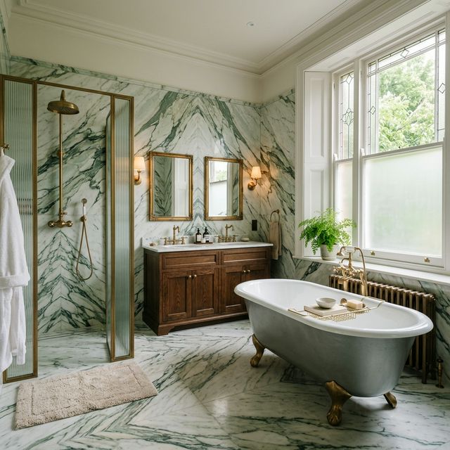 Luxury bathroom renovation in highgate