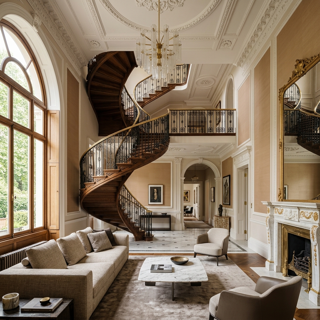 Luxury listed building renovation in kensington
