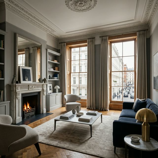 Luxury heritage restoration in mayfair