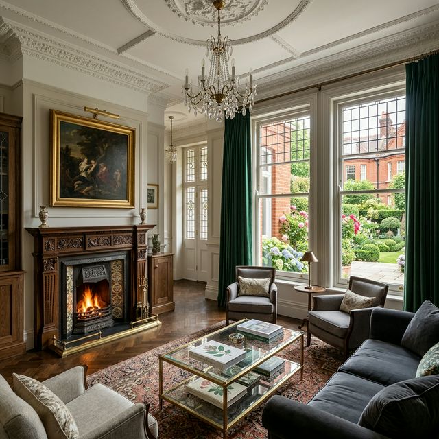 Luxury heritage restoration in parsons green
