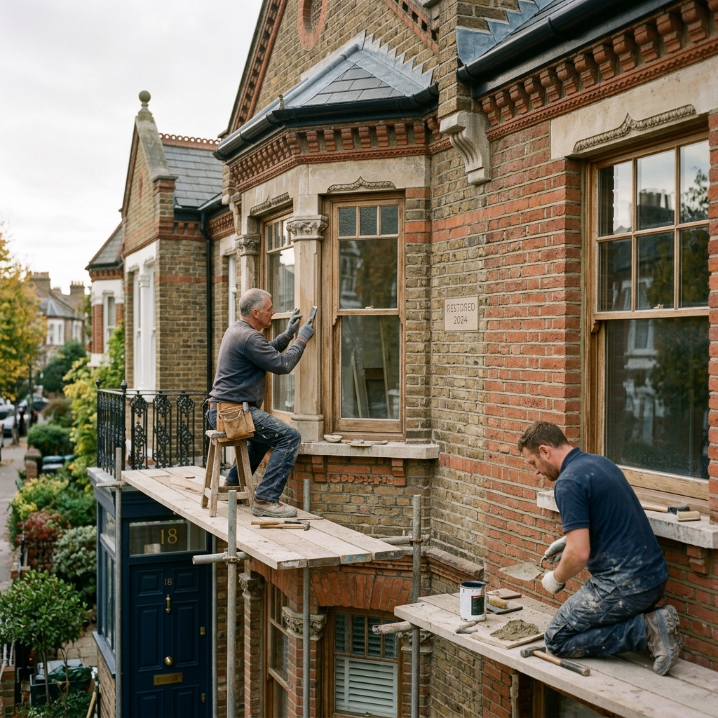 Luxury heritage restoration in putney