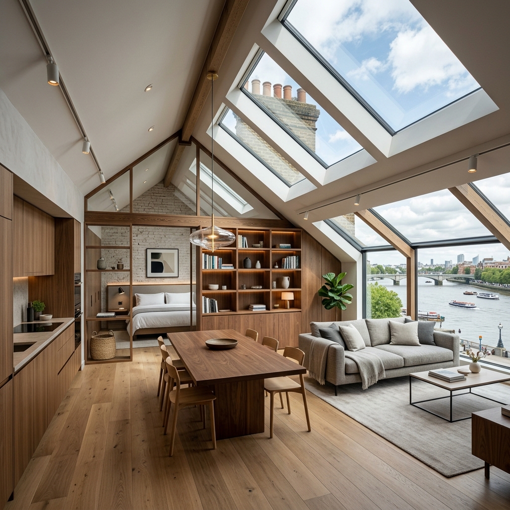 Luxury mansard loft conversion in putney