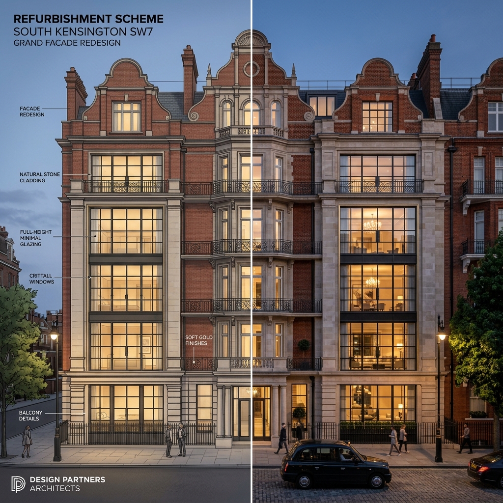 Luxury architecture design in south kensington