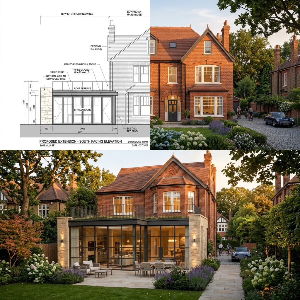 Luxury architecture design in wimbledon