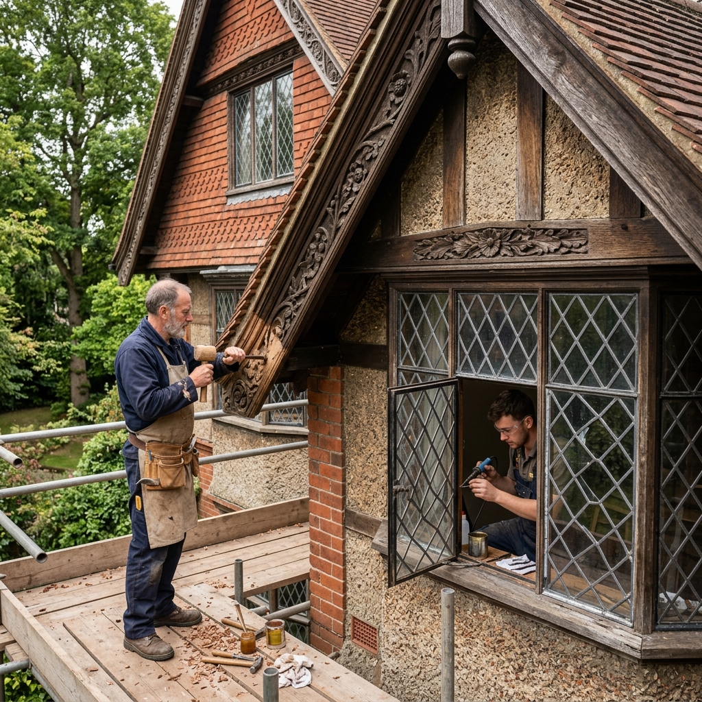 Luxury heritage restoration in wimbledon