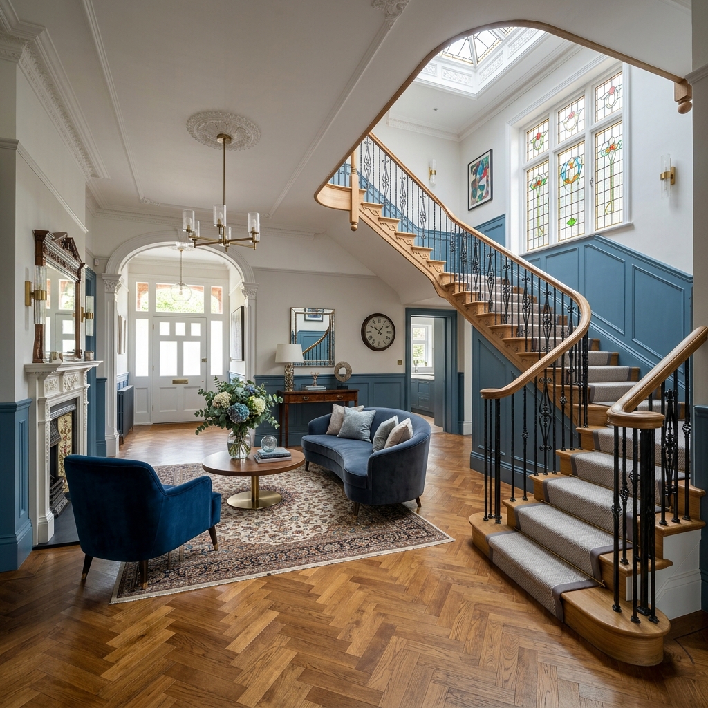 Luxury listed building renovation in wimbledon